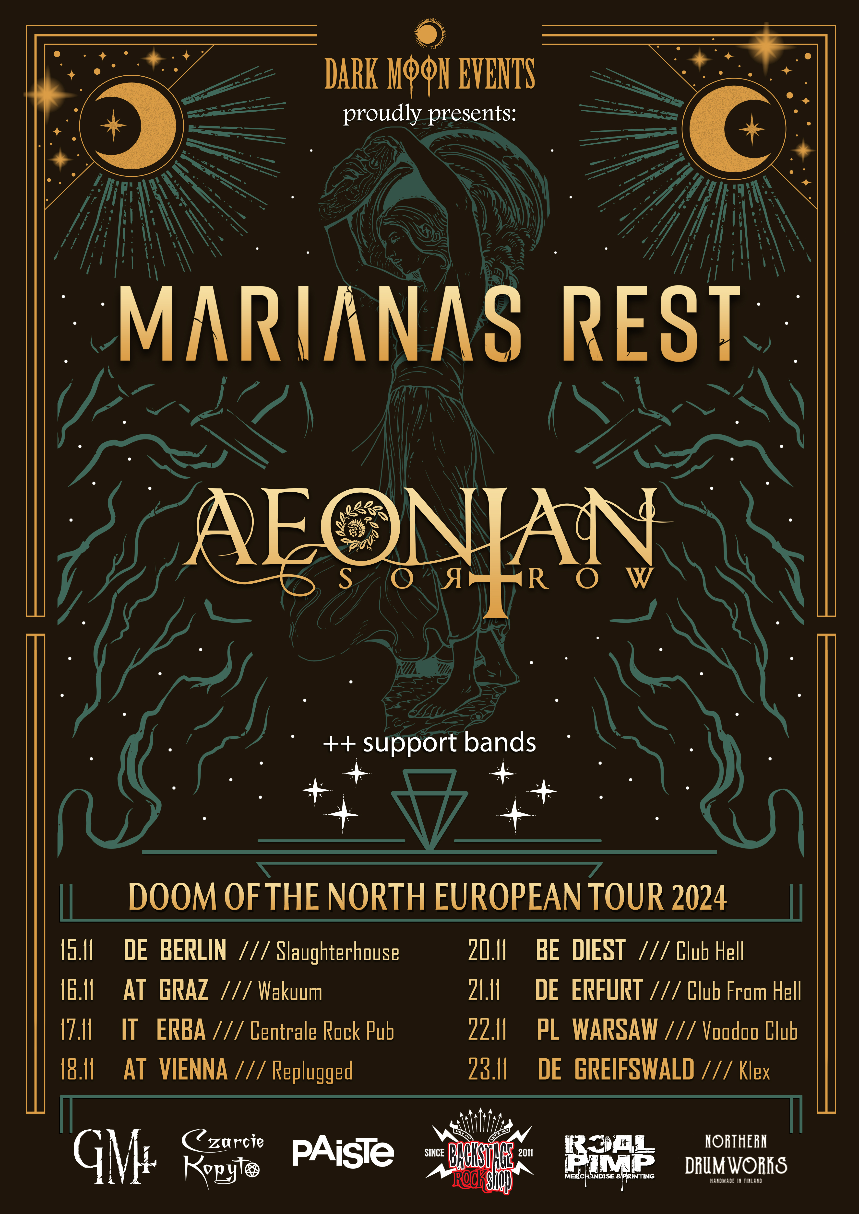 DOOM OF THE NORTH EUROPEAN TOUR 2024